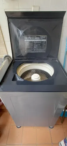 Máquina de lavar roupa Brastemp gabinete de fibra (não enferruja!)