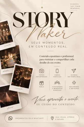 Story Maker para Eventos | Fotos, Vídeos e Stories