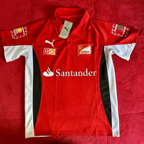 camisa Ferrari Santander 