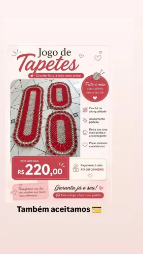 Jogo de tapetes