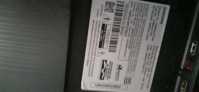 Samsung Tv modelo un55au7700gxzd