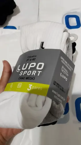 KIT 3 MEIAS LUPO 37 ao 40