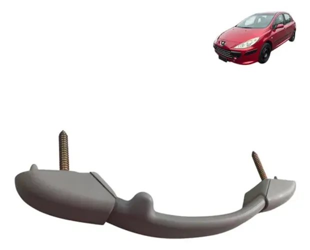 Alca Teto Pqp Puxador Peugeot 307 2008 2012 2 Cinza