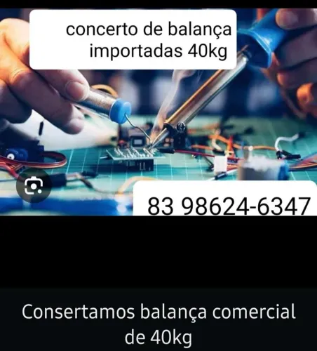 Fazemos concerto de balança 40kg 200kg e 300kg importadas