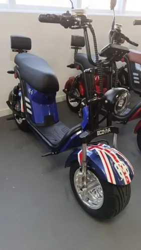 Scooter Elétrica Harley 1000W Pneu Largo