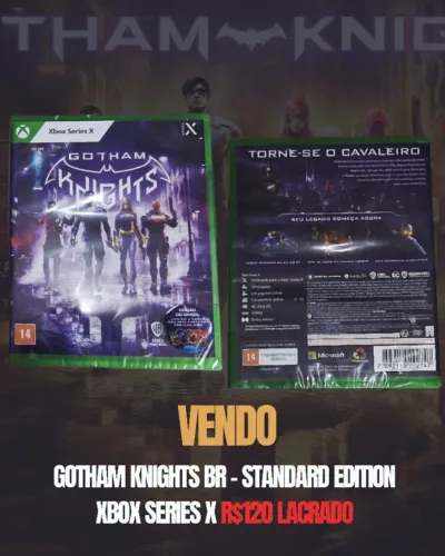 Gotham Knights BR - Standard Edition - Xbox Series X - LACRADO