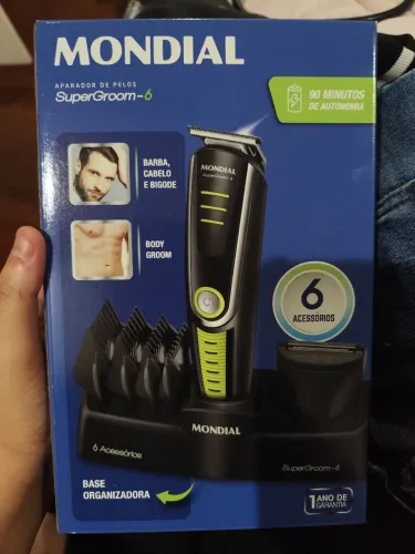 Máquina de Cortar Cabelo Mondial (SuperGroom-6)