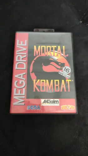 Mortal Kombat Mega Drive Nacional Tec Toy Raridade! 