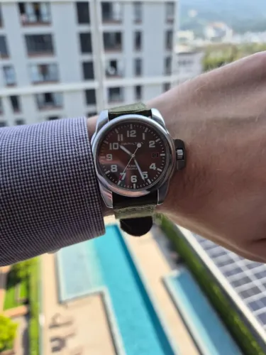 Hamilton Khaki 6311. Produto original, acompanha caixa e certificado de garantia.