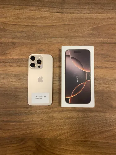 iPhone 16 Pro 128GB Bateria 87% impecável