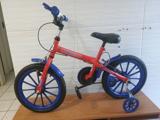 Bicicleta aro 16 - Homem Aranha