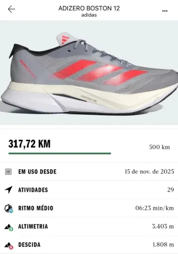 Tênis Adidas Adizero Boston 12