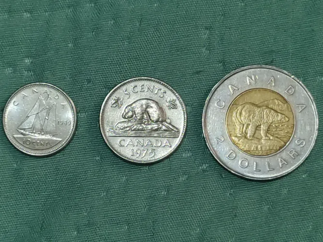 Moedas antigas do Canadá 