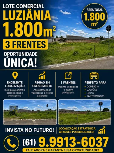 Lote hoje, patrimônio amanhã! Aproveite enquanto ainda está disponível.