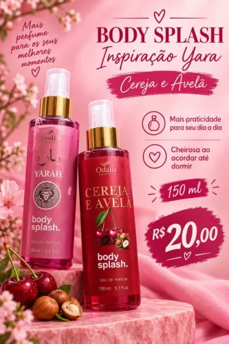 Bory splash inspiração Yarah