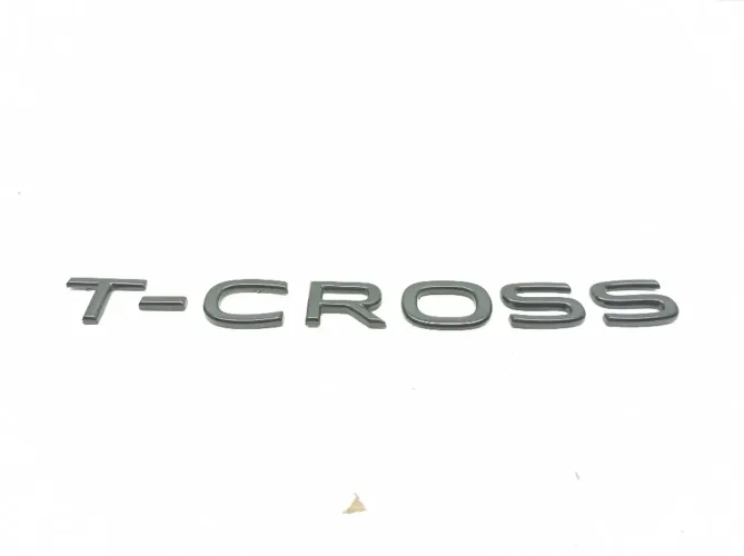 Emblema Tampa Traseira Vw Tcross Tsi 1.4 2024 2025