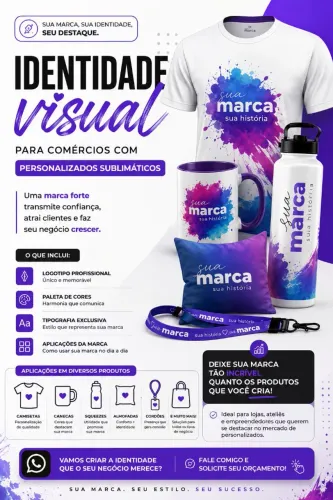 Identidade visual pra comércios