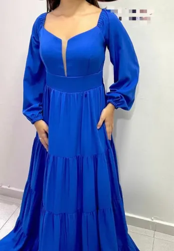 Vestido azul royal