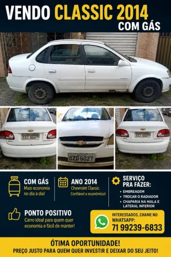 Chevrolet Classic Life/ls 1.0 VHC Flexp. 4P 2014