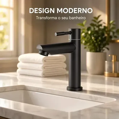 ? OFERTA ESPECIAL TORNUS! TORNEIRA PRETA FOSCA DE R$ 99 POR APENAS R$ 75! ?