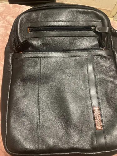 Mochila de couro nova