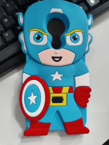 Capinha case silicone Moto G7 Power Capitão América