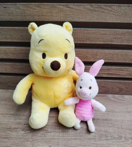 Pelúcia Ursinho Pooh e Leitão Disney