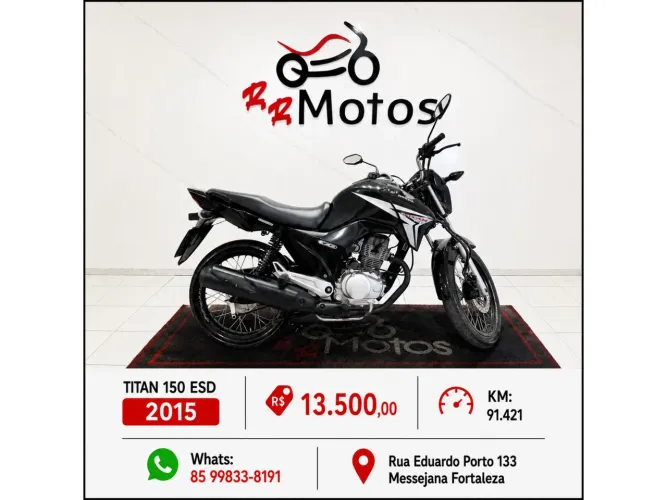 Honda Cg 150 titan esd 2015