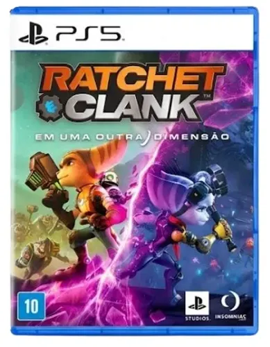Jogo Ratchet & Clank: Em Uma Outra Dimensão PS5 - Mídia Física Impecável