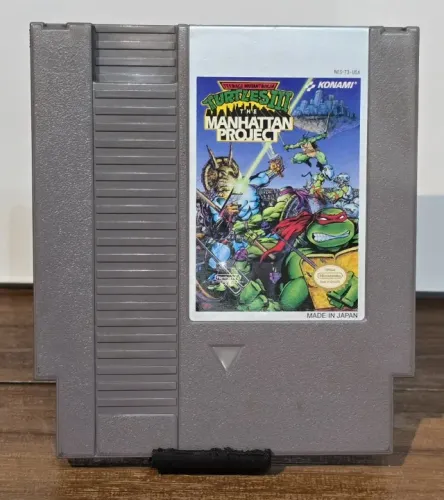 Jogo Teenage Mutant Ninja Turtles 3 The Manhattan Project NES Original