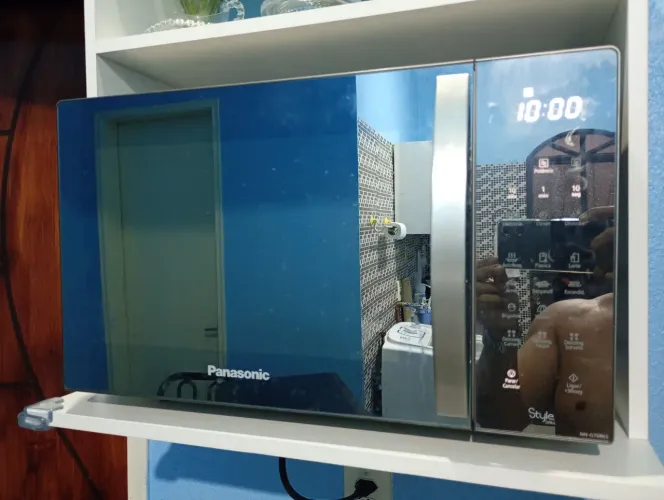 Microondas 32 litros inox entrego