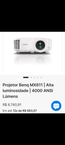 Projetor com tela automática