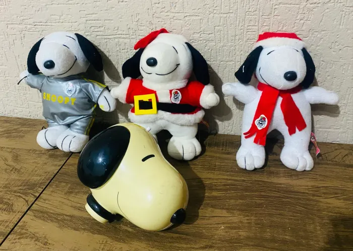 COLEÇAO ANTIGA SNOOPY HABIB/S VINTAGE PELÚCIAS RARAS PEANUTS