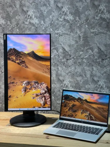 Monitor Lenovo 21.5 Polegadas Full HD , HDMI + VGA 