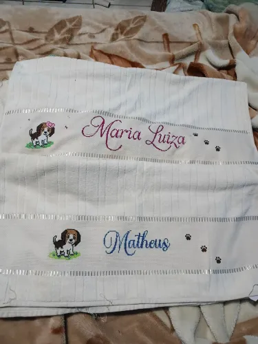 Bordados personalizado ponto cruz