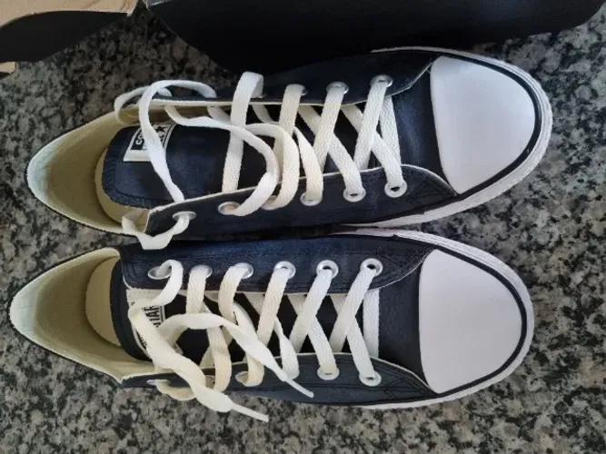 Tênis Converse All Star Couro Legítimo Cano Baixo - Original 