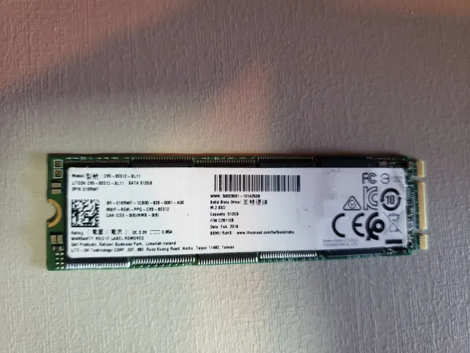NVME M.2 SSD 512gb