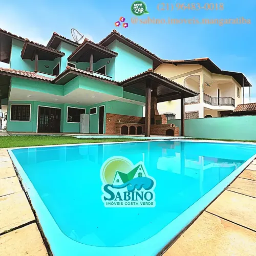 Linda Casa 5 Quartos, na primeira fase, 50m da praia, Reserva do Sahy, Mangaratiba - Costa