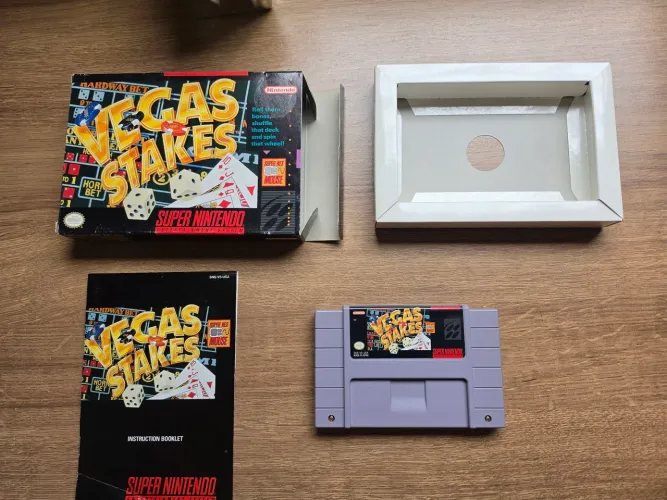 Jogo Vegas Stakes - Super Nintendo - CIB