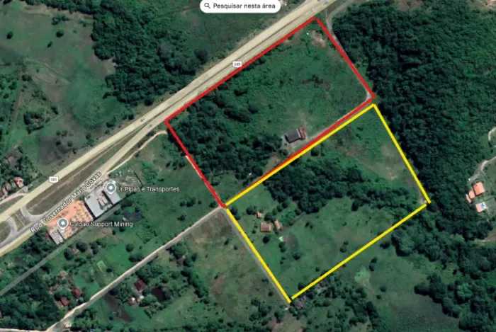 2 Áreas com mais 90.000m² no Município de São Cristóvão - Excelente Oportunidade