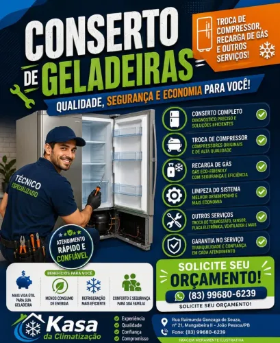Manutenção de geladeira