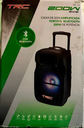 Caixa de Som 200w RMS Bluetooth