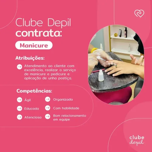 Vaga manicure/pedicure