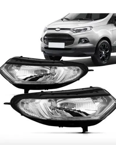 Farol completo LD/LE com grade logo Ford Ecosport 2013/17