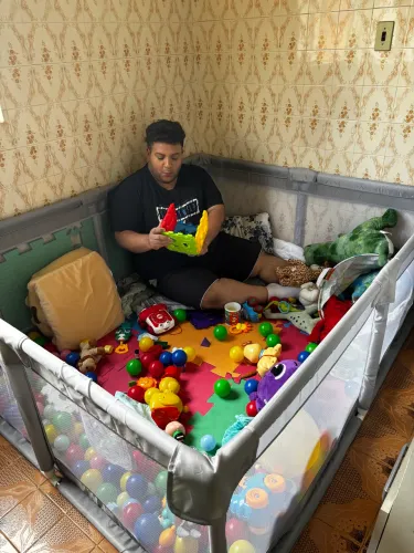 Cercadinho/chiqueirinho para bebês