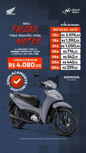 BIZ 125 EX MODELO 2027