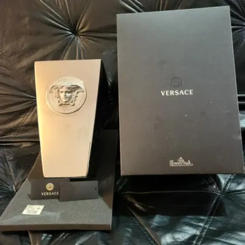 VERSACE ROSENTHAL MEDUSA PLATIN 32 CM ? ORIGINAL ? NOVO NA CAIXA