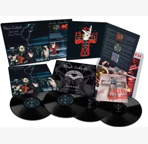 Box Black Sabbath - Live Evil Super Deluxe (europeu 4 Lp's) - Frete Grátis 