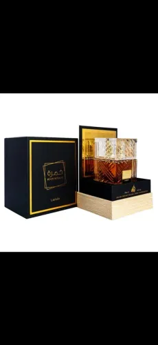 Perfume Lattafa Khamrah 100ml - Frasco e Embalagem