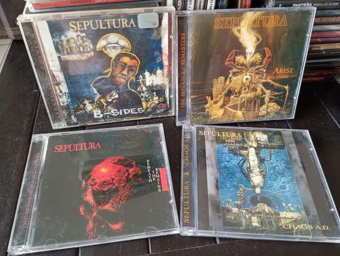 4 CDs SEPULTURA Usados 